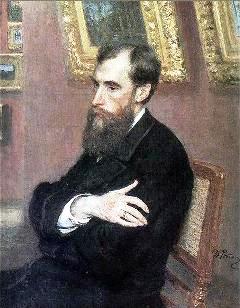 Третьяков П.М. Портрет работы И.Репина, 1883 г. ГТГ