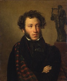 О.А.Кипренский. Портрет А.С.Пушкина, 1827 г.